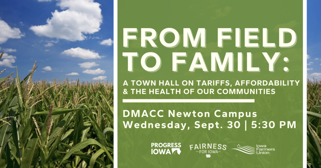 From Field to Family: A Town Hall on Tariffs, Affordability & the Health of Our Communities
