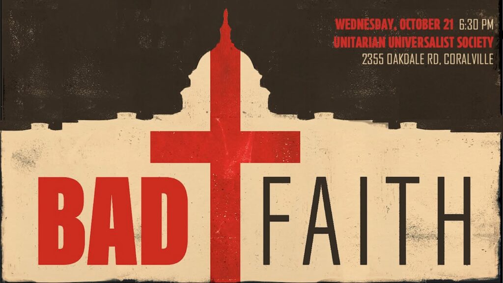 𝗕𝗮𝗱 𝗙𝗮𝗶𝘁𝗵 𝟮𝟬𝟮𝟲: Coralville showing