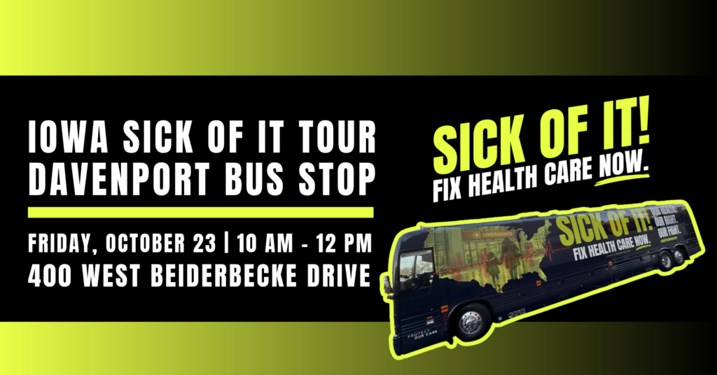 "Sick of It" Davenport Bus Tour Stop