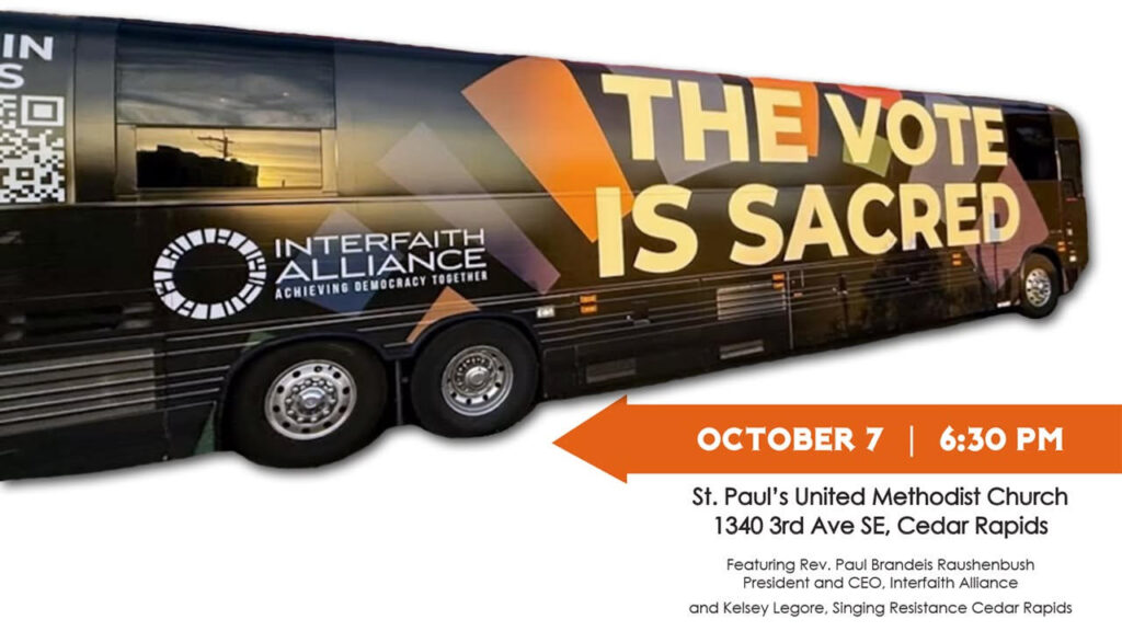 The Vote is Sacred 2026 - Cedar Rapids
